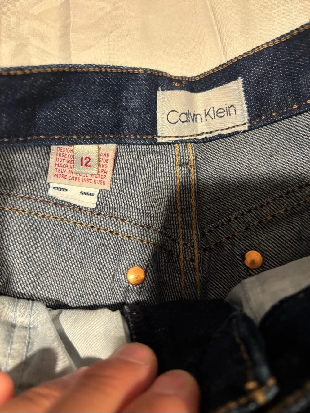 Calvin Klein Western Vintage Deadstock Women Cigarette Leg cut- BNWT Made in USA